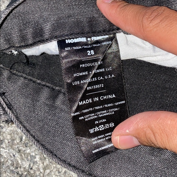 homme femme jeans i worn once or twice - Picture 6 of 7